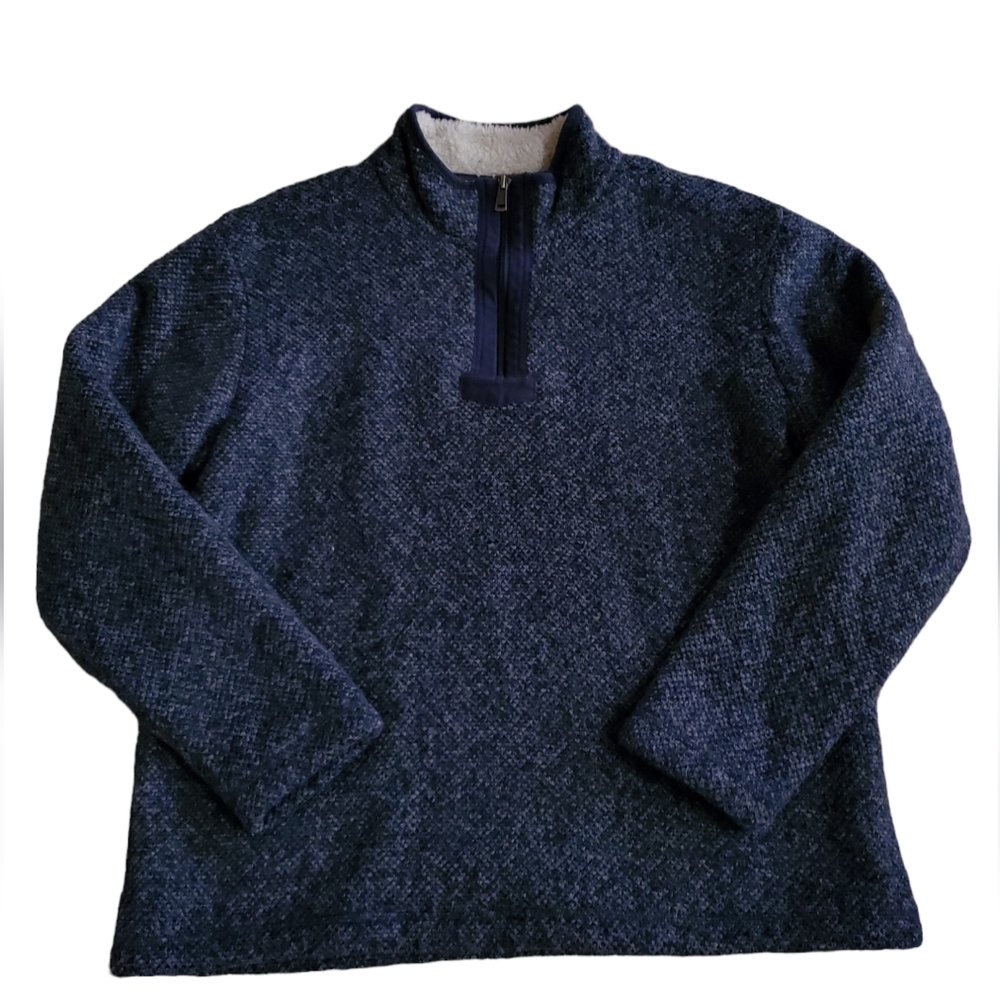 Orvis Brighton Sherpa Fleece Lined Quarter Zip Size Large